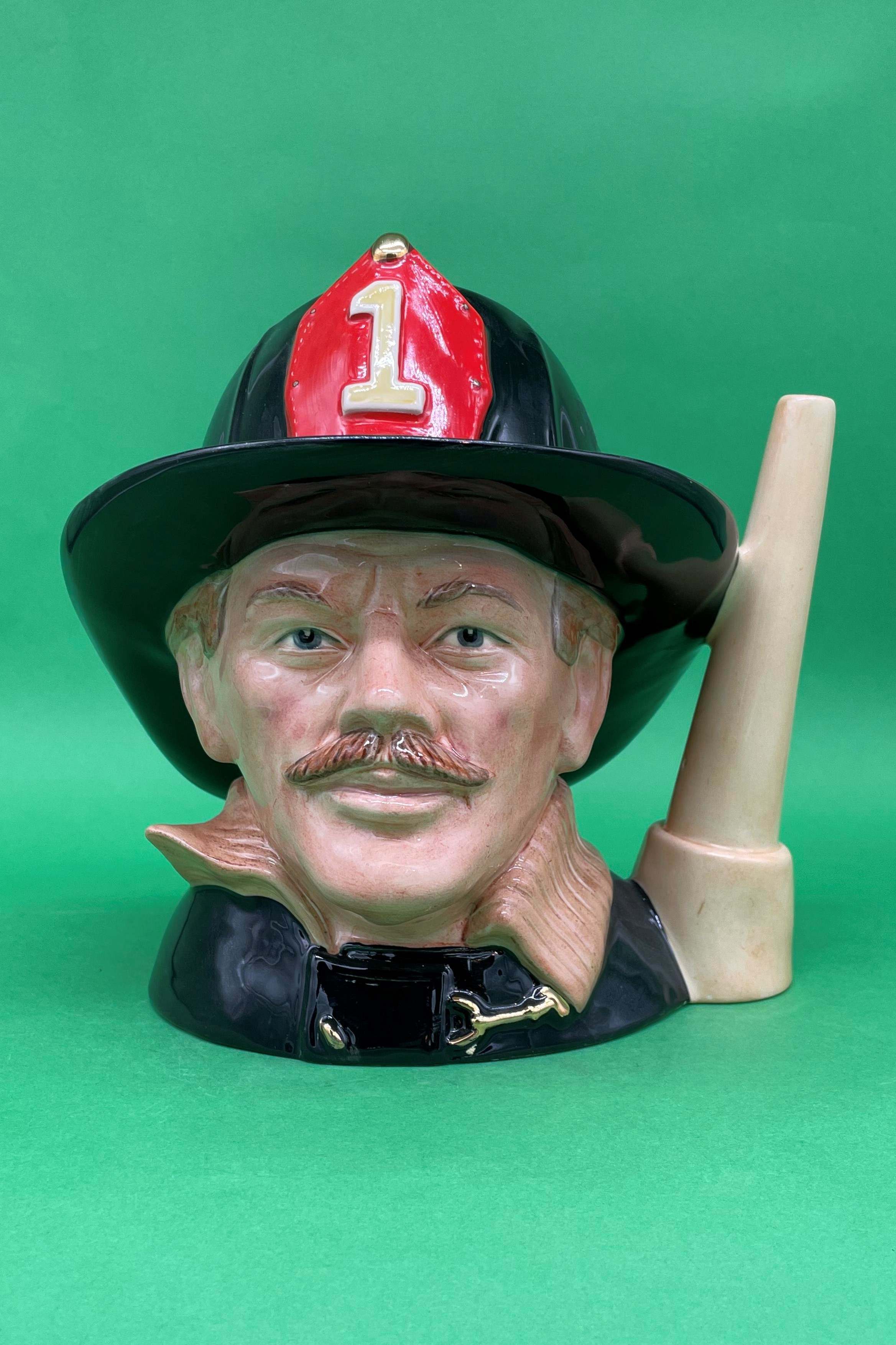 The Fireman character jug Royal Doulton 19841991